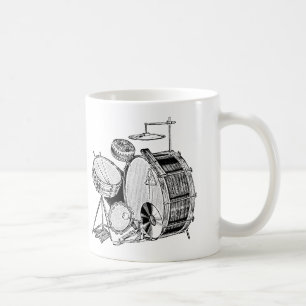 Mug Tambours vintages pour kit tambour