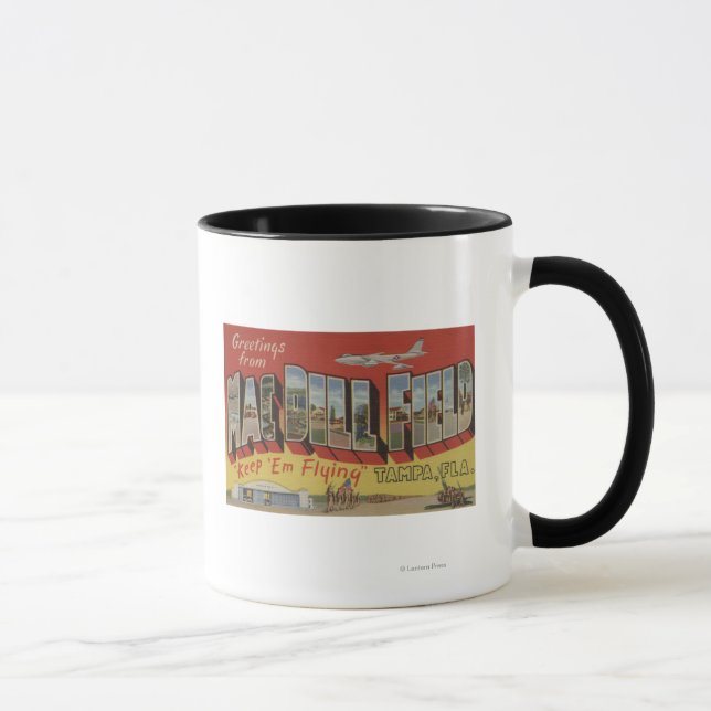 Mug Tampa, Floride - Salutations De Mac Dill Field (Droite)