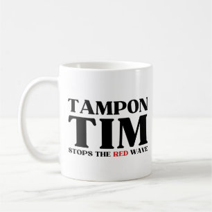 Mug Tampon Tim Arrêtera Le Red Wave-Tim Walz 2024