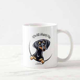 Mug Tan Noir Dachshund C'Est Tout Sur Moi