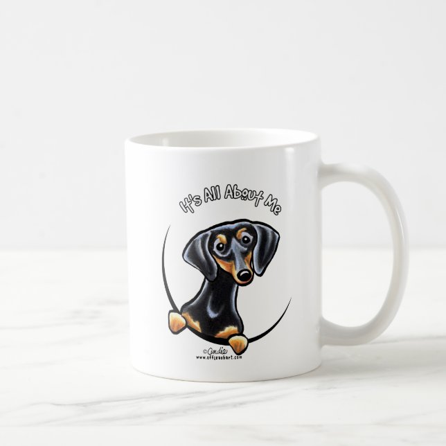 Mug Tan Noir Dachshund C'Est Tout Sur Moi (Droite)