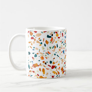 Mug Tan Terrazzo   Peinture Eclectique Quirky Confetti