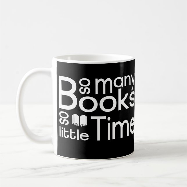 Mug Tant de livres si peu de temps (Gauche)