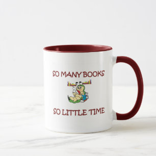 MUG TANT DE LIVRES TELLEMENT PEU D'HEURE