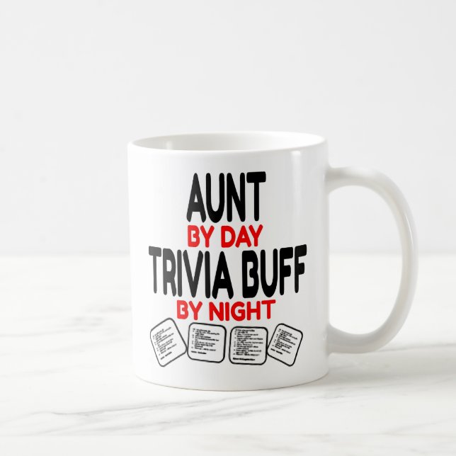 Mug Tante aime jouer Trivia (Droite)