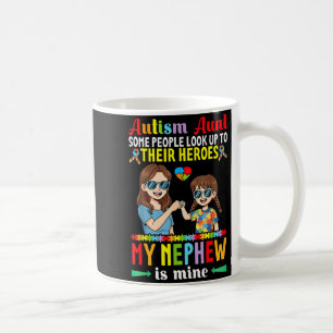 Mug Tante autiste Mon neveu est mon héros Sensibilisat