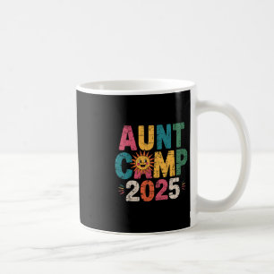Mug Tante Camp 2025 Vacances Familiales Été Équipe de