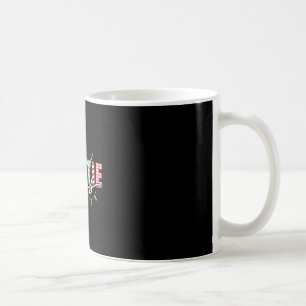 Mug Tante Claus Feux de Noël Lumières Pyjama Famille M