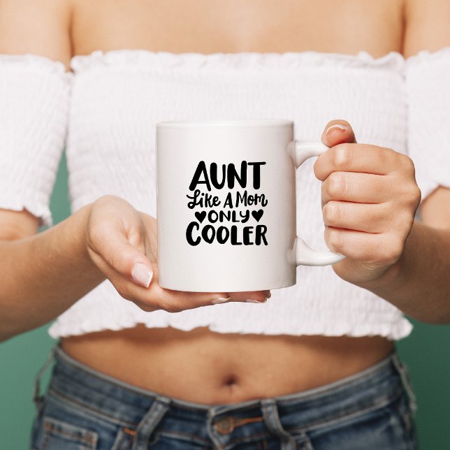 Mug "Tante, comme une mère qui n'est qu'un glacière" (Créateur téléchargé)