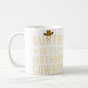 Mug Tante du garçon d'anniversaire de la fête de rodéo