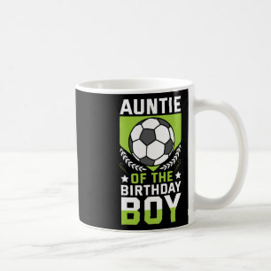 Mug Tante du garçon d'anniversaire joueur de football