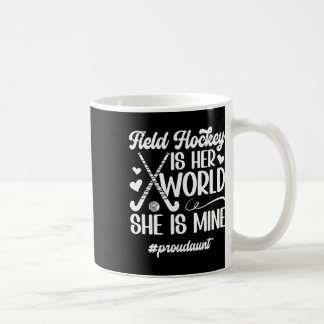 Mug Tante fière de hockey sur gazon Tante d'un plaque