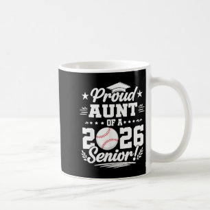 Mug Tante fière d'un diplômé senior de baseball 2026 P