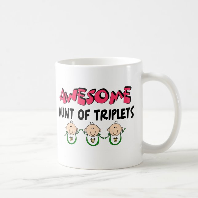 Mug Tante IMPRESSIONNANTE des TRIPLETS (Droite)