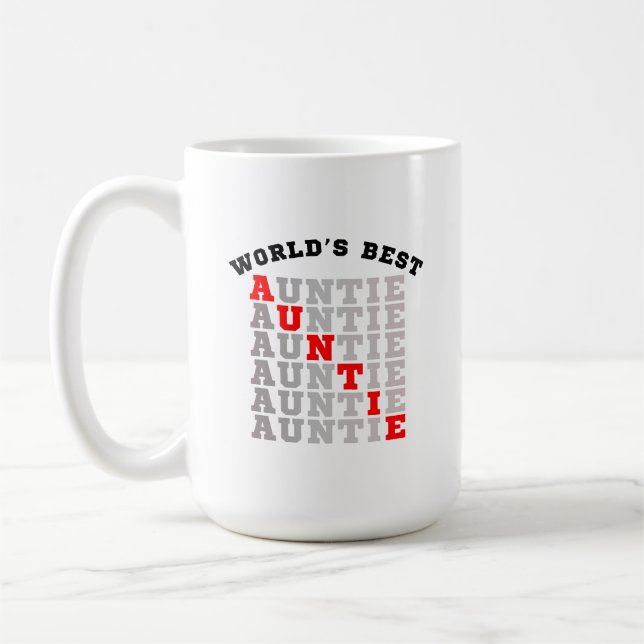 Mug Tante la meilleure du monde (Gauche)