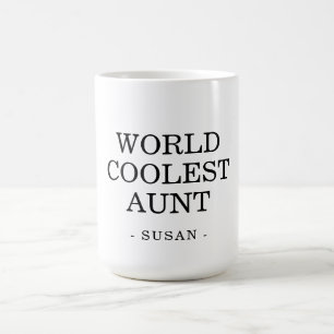 Mug Tante la plus froide du monde sur mesure