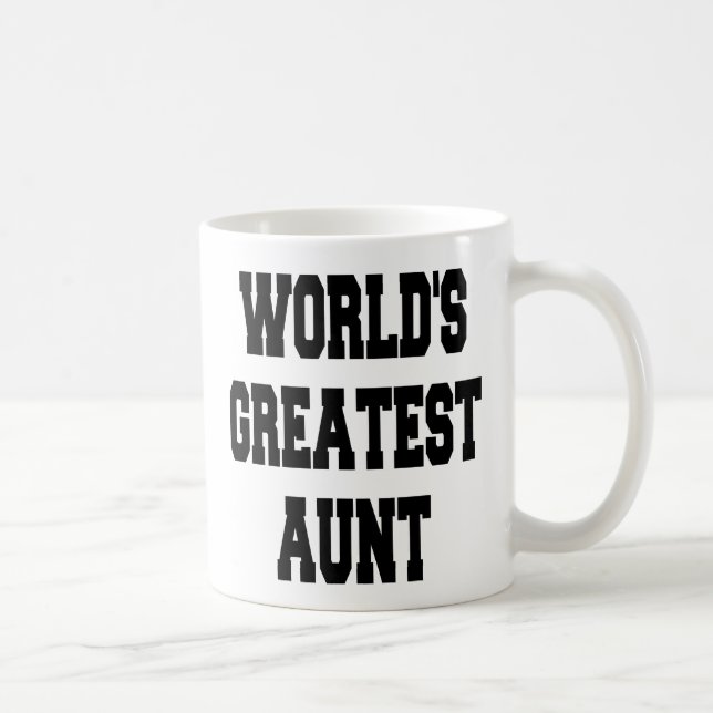Mug Tante la plus géniale du monde (Droite)