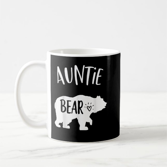 Mug Tante ours graphique pour la meilleure tante au mo (Gauche)