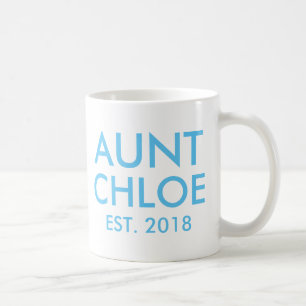 Mug tante personnalisée Nouveau Faire-part de gr