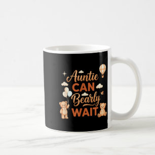 Mug Tante peut à peine attendre ours mignon famille bé