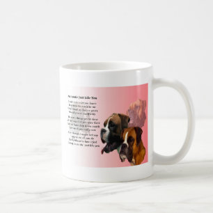 Mug Tante Poem - chien de boxeur