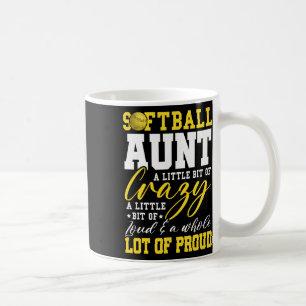 Mug Tante Softll fière tante d'un joueur Softll Tante