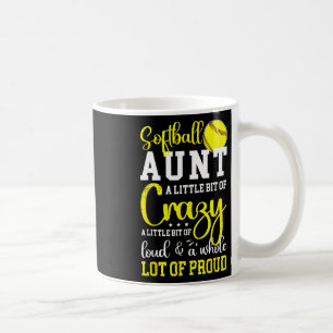 Mug Tante Softll Fière Tante D'une Tante Joueuse Softl