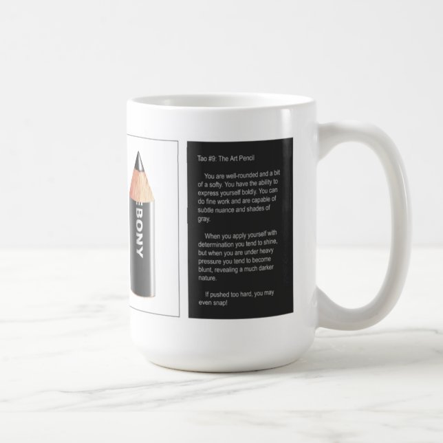 Mug Tao #9 - Le crayon d'art (Droite)