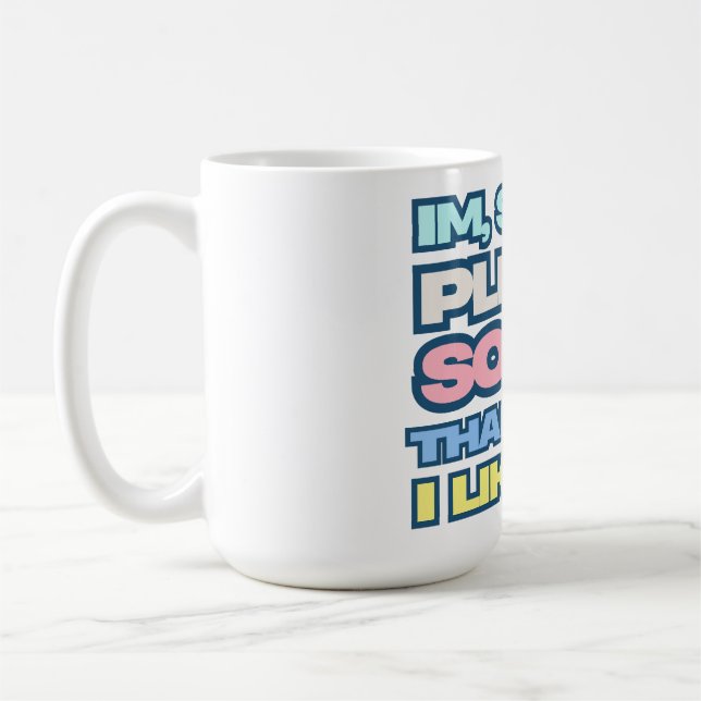 Mug Tapez sur vous-même et vivez plus longtemps prière (Gauche)