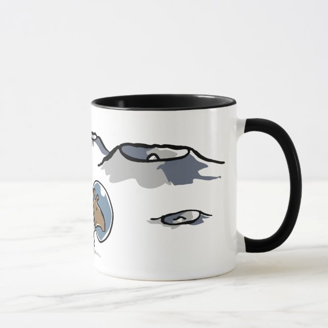 Mug tapir dans l'espace (Droite)