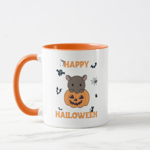 Mug Tapir En Citrouille Cute Tapire Happy Halloween
