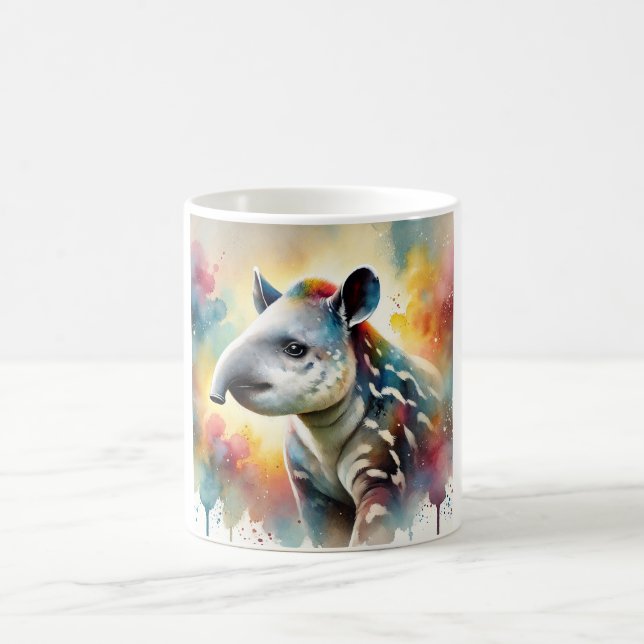 Mug Tapir in Watercolor 080824AREF142 - Watercolor (Centre)