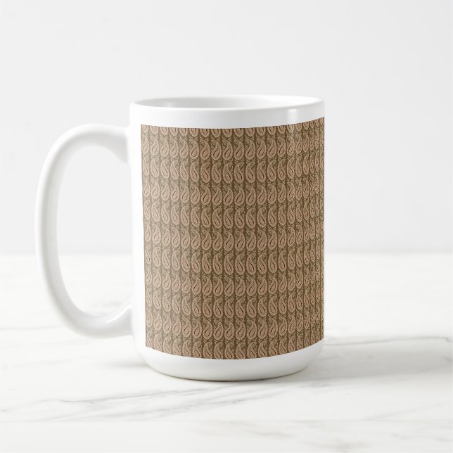 Mug Tapis Brown avec motif à motif détaillé avec (Gauche)