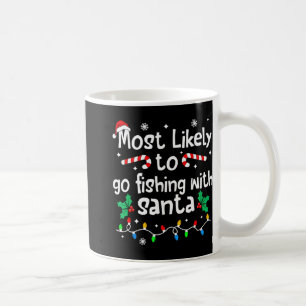 Mug Tapis de Noël le Plus Susceptible d'Aller à la Pêc