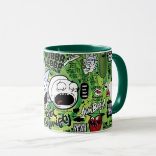 Mug Tapis de souris collage Rick et Morty