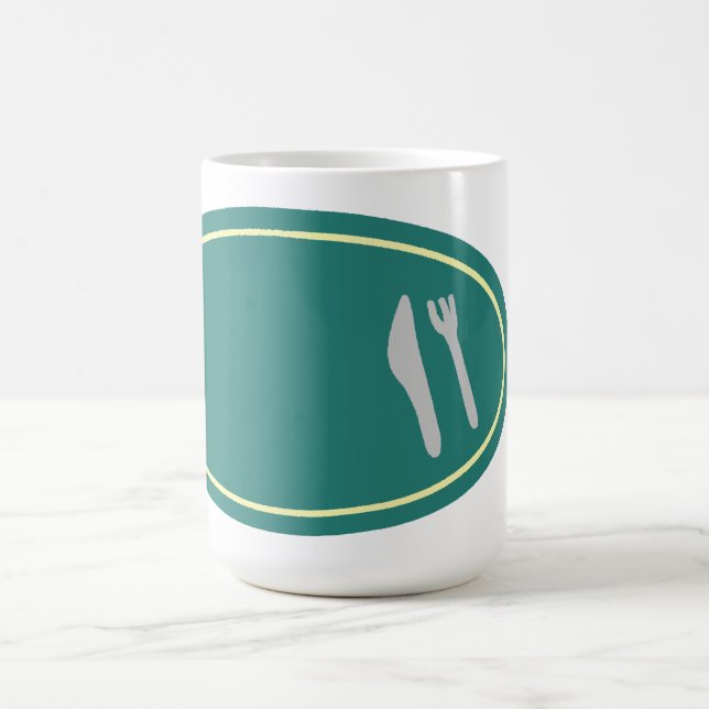 Mug Tapis de table pour couteau et fourchette pour ama (Centre)