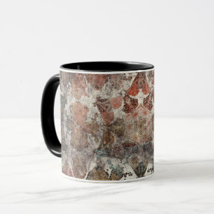 Mug Tapis en Laine Fait Main Ancien Grunge Vintage Vie