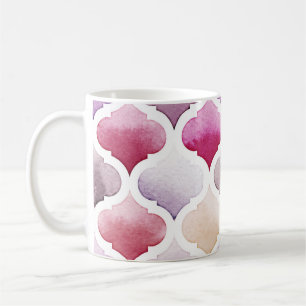 Mug Tapis marocain : Aquarelle Tanger Motif.