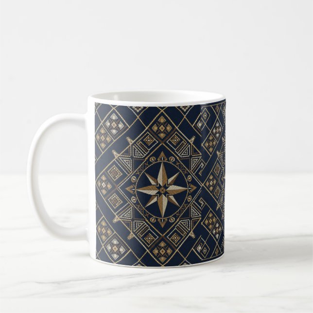 Mug Tapis marocain Compass Star (Gauche)