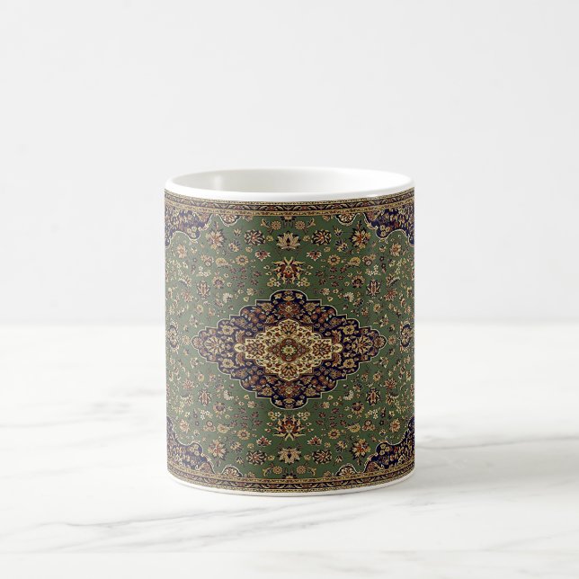 Mug Tapis Oriental à motifs persans turcs (Centre)