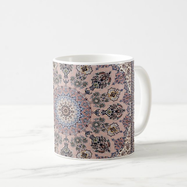 Mug Tapis Oriental Antique Perse Turc (Devant droit)