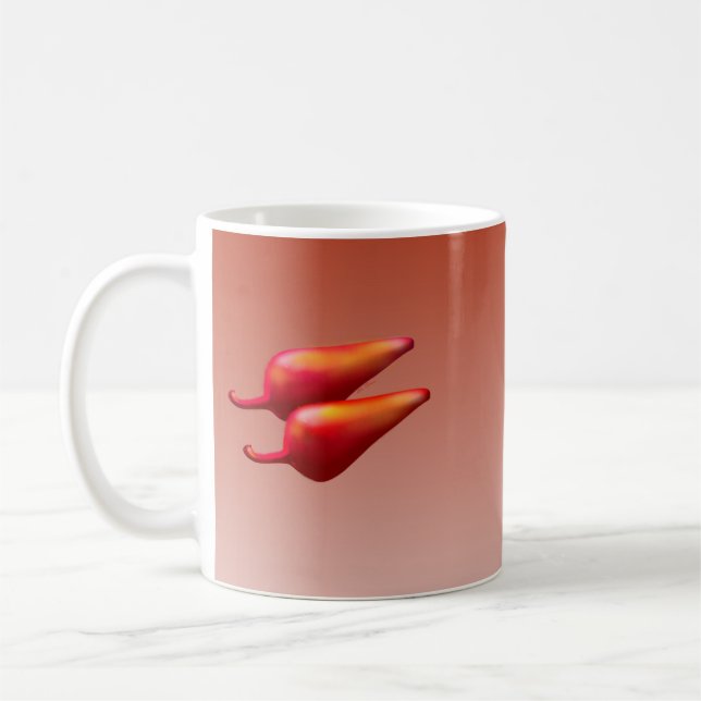 Mug Tapis rouge Peppers (Gauche)