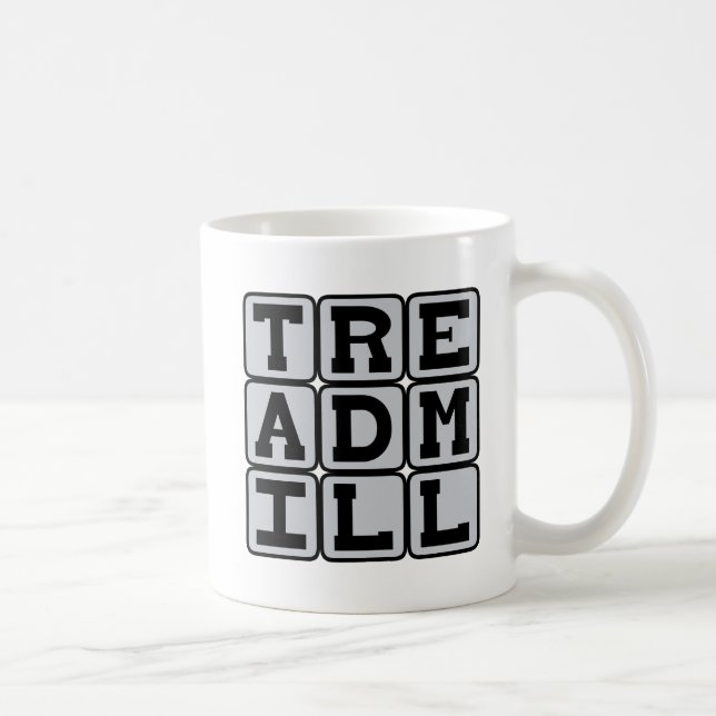 Mug Tapis roulant, Équipement de fitness (Droite)