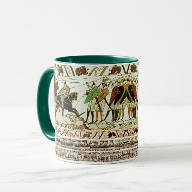 MUG TAPISSERIE BAYEUX, BATAILLE DE HASTINGS, CHEVALIER (Devant gauche)