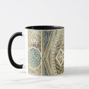 Mug Tapisserie ornementale avec design géométrique orn
