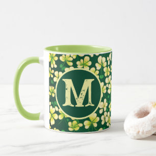 Mug Tapisserie Shamrock Émeraude : Délice Vert Foncé