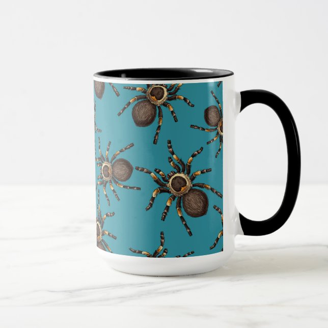Mug Tarantula sur bleu (Droite)