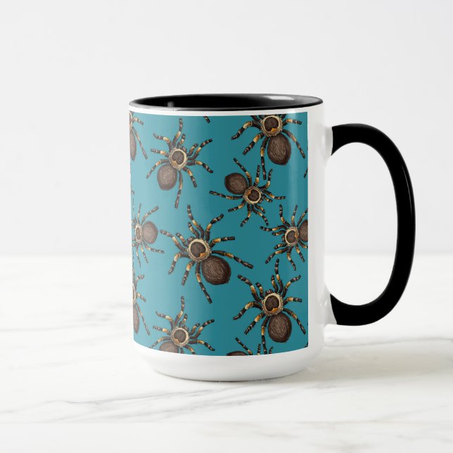Mug Tarantula sur bleu (Droite)