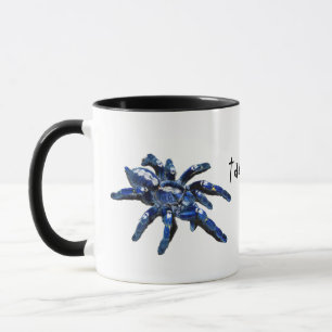 Mug Tarantula, tarantul-mania, grosse araignée bleue