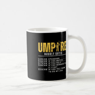 Mug Tarifs horaires d'arbitre drôle d'arbitre